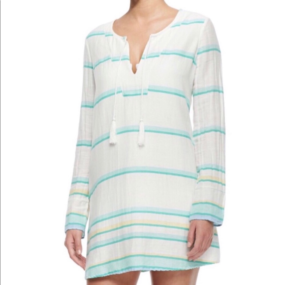 NWT $188! soft joie tunic top sz l 100% cotton